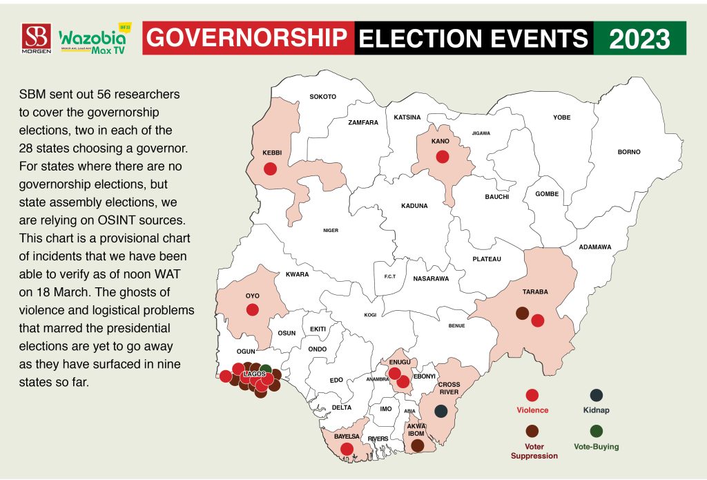 Preliminary assessment of #NigeriaDecides2023 governorship elections